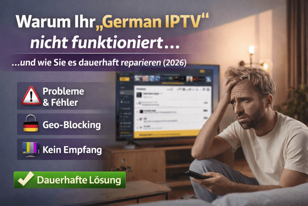 German IPTV funktioniert nicht